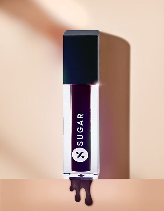 Sugar Cosmetics Smudge Me Not Liquid Mini Lipstick - 21 Aubergine Queen