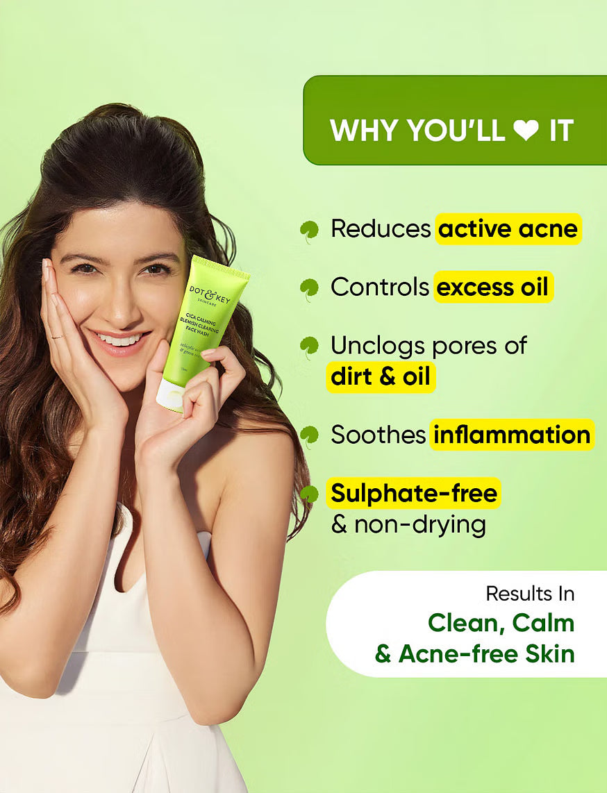 DOT & KEY Cica Calming Blemish Clearing Face Wash