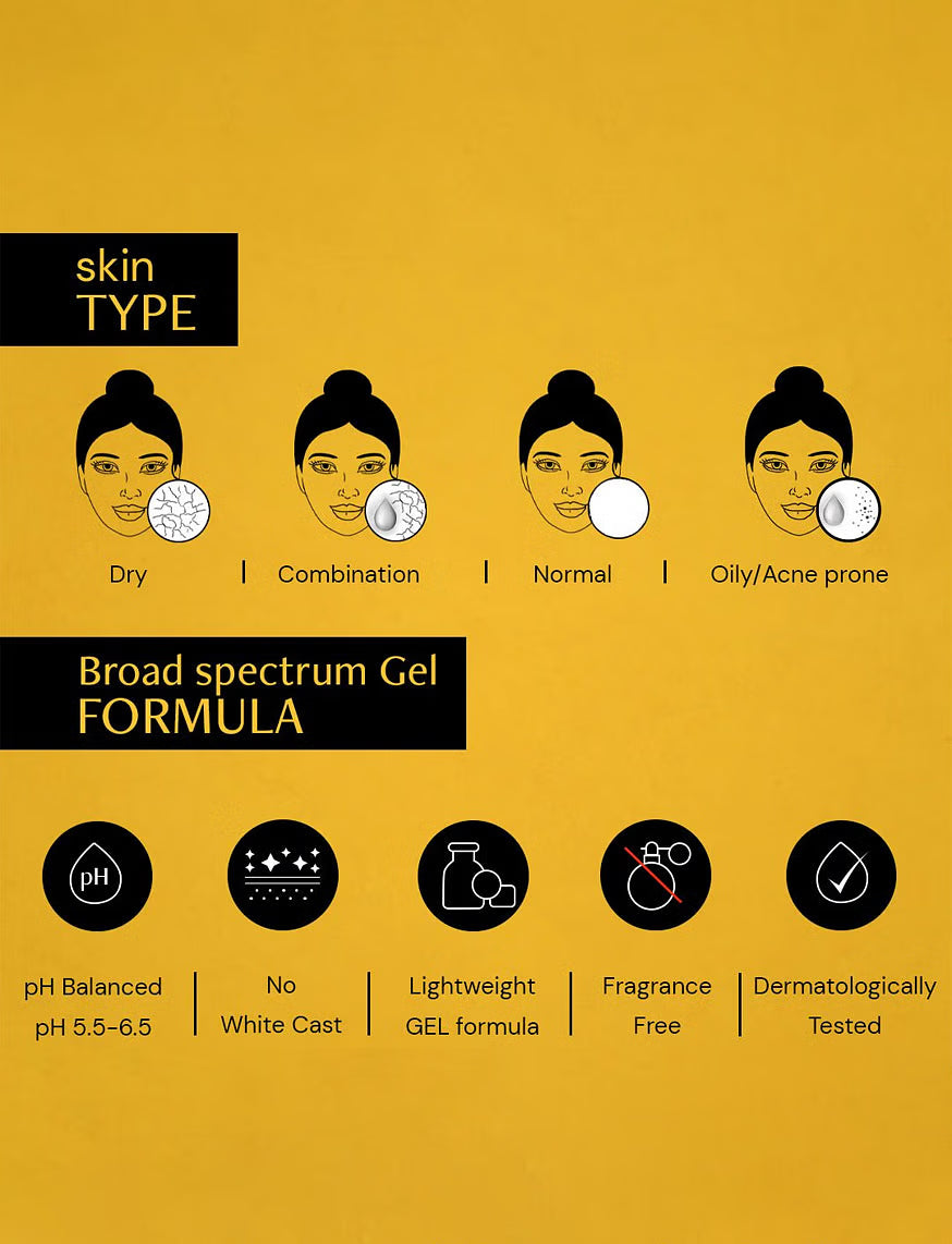 Deconstruct Lightweight Gel Sunscreen- SPF 55+ And PA+++