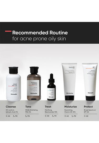 Minimalist 2% Salicylic Acid Face Wash For Oily Skin